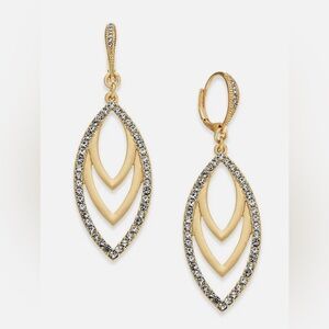 INC International Concepts Gold Teardrop Earrings - NWT